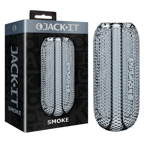 Jack It Stroker Smoke Stroker Silver > Sex Toys For Men > Masturbators > Manual