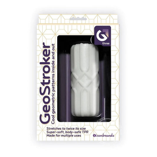 GeoStroker #3 Stretchable TPR Geometric Pleasure Stroker