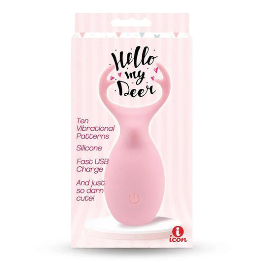 Buzzy Buddy, Hello My Deer - USB Rechargeable Stimulator Pink STIMULATORS