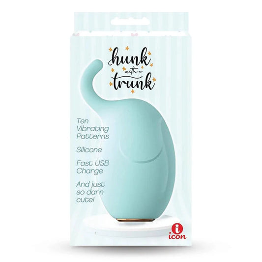 Buzzy Buddy, Hunk With A Trunk - Aqua - Aqua USB Rechargeable Stimulator Aqua STIMULATORS