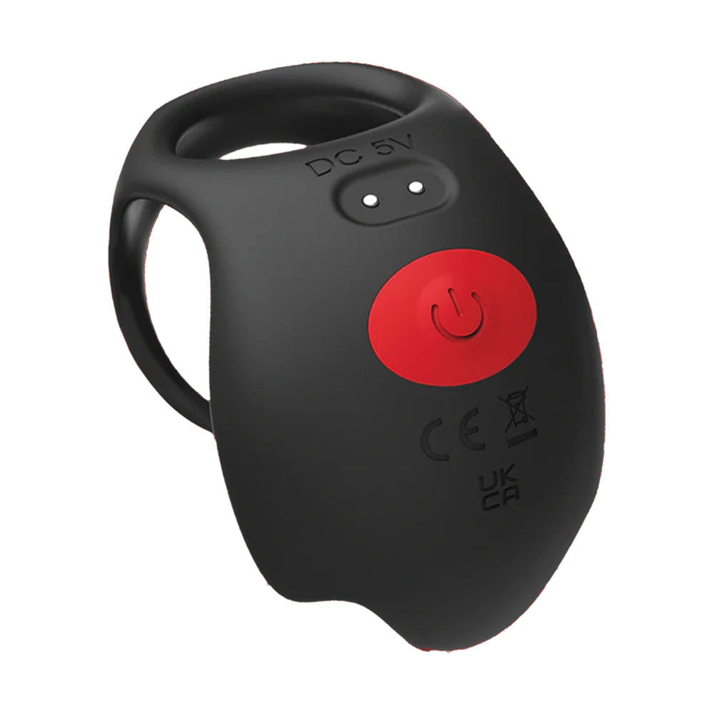 Red Dot V3 (Black/Red) – Remote-Controlled Vibrating Cock Ring > Sex Toys > Remote Control Toys