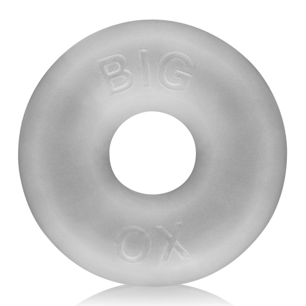 Oxballs Big Ox Thick Blubbery Cockring Cool Ice Silicone Blend Clear COCK RINGS