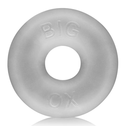 Oxballs Big Ox Thick Blubbery Cockring Cool Ice Silicone Blend Clear COCK RINGS