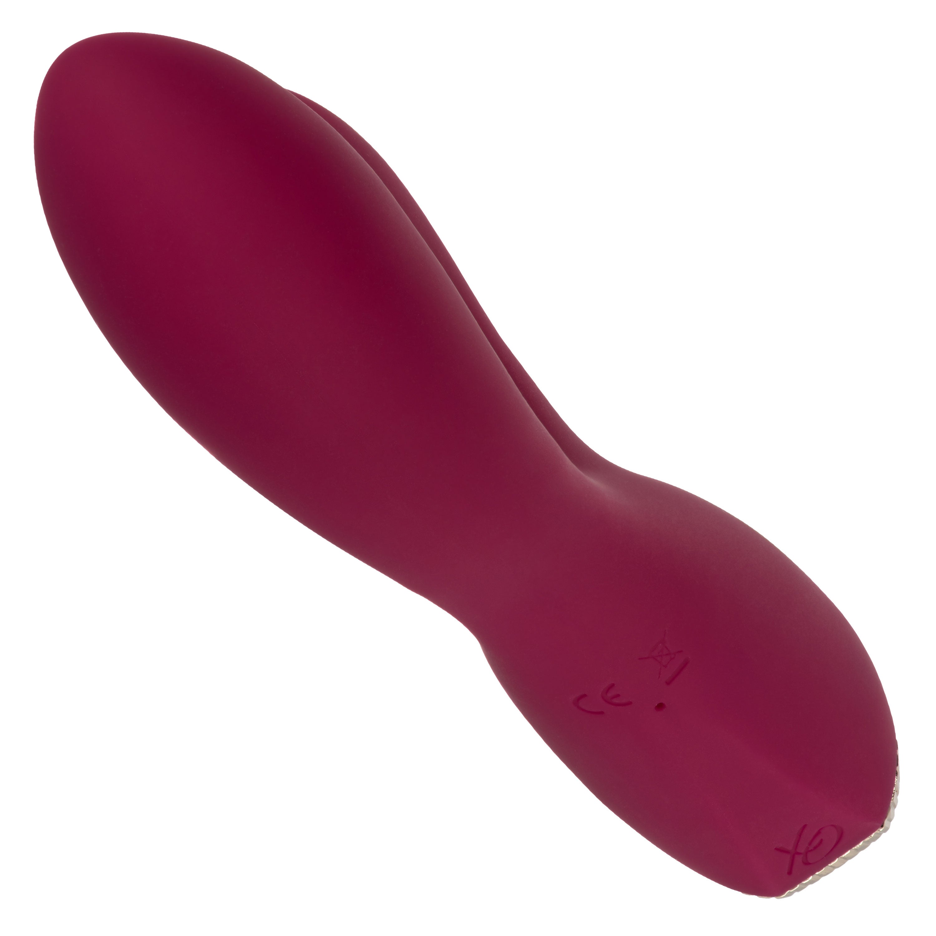 Uncorked Cabernet Dual Massager in Deep Wine Red with 10 Speeds and Silicone Vibrator > Vibrators > Ladies > Rabbit