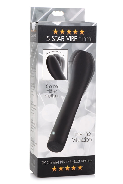 INMI Shegasm 5 Star Come Hither G-Spot Vibrator Black Vibrators - G Spot