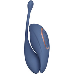 Twitch 2 - Dual Pleasure Female Stimulator and Insertable Egg - Blue