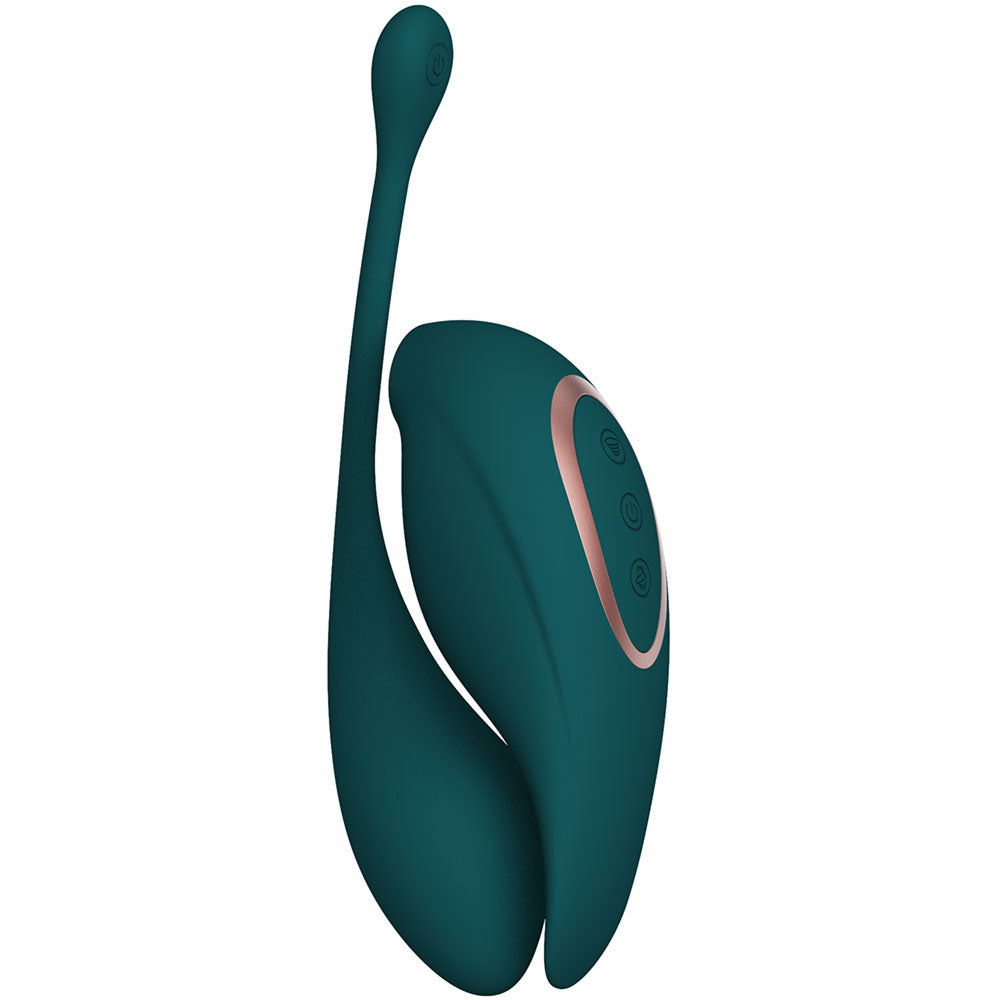 Twitch 2 - Dual Pleasure Female Stimulator and Insertable Egg - Green