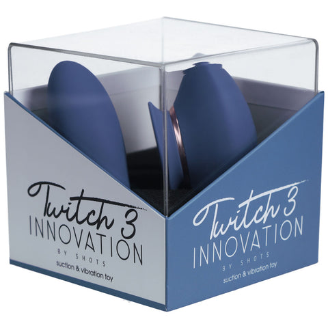 Twitch 2 Suction Stimulator Grey STIMULATORS