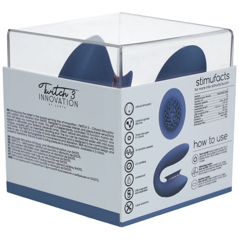 Twitch 2 Suction Stimulator Grey STIMULATORS