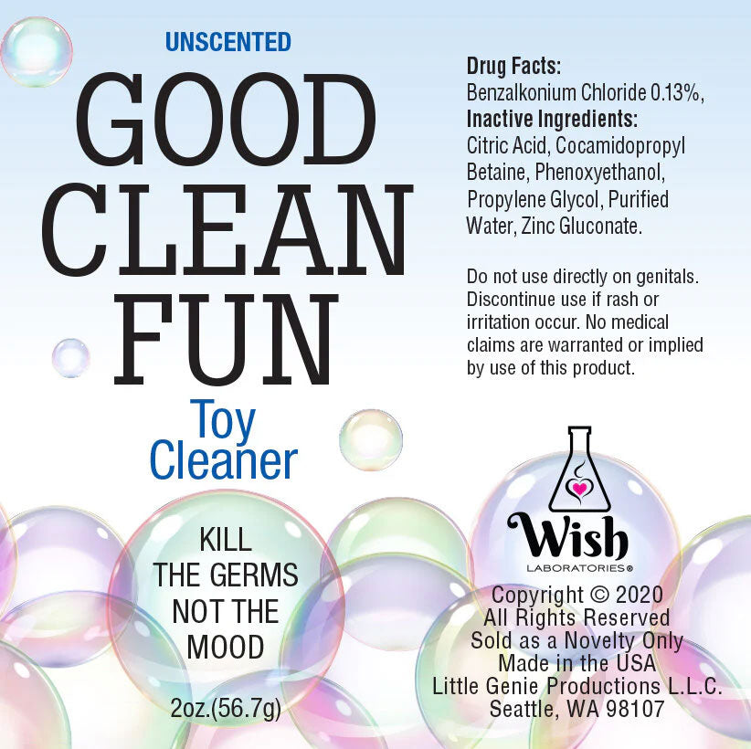 Good Clean Fun Unscented Toy Cleaner 60 ml Toy Cleaners