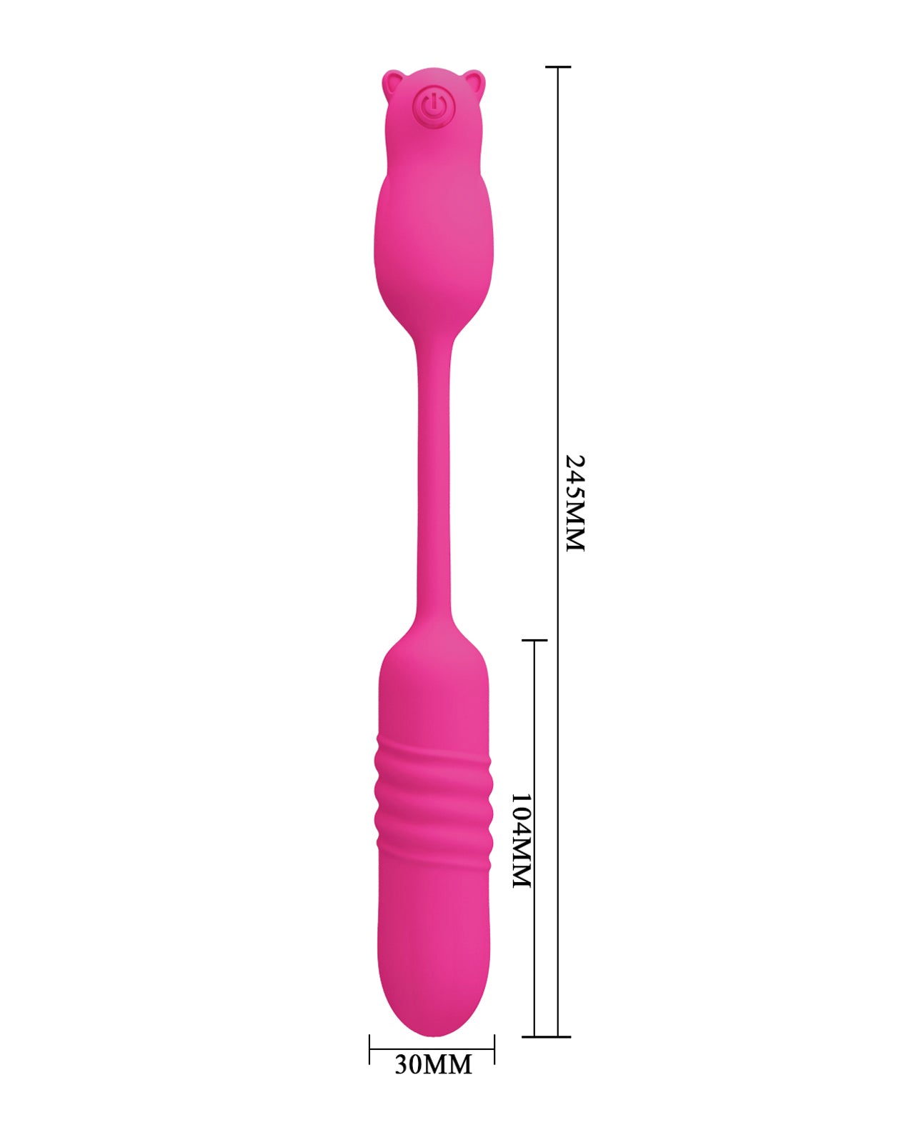 Pretty Love Nobikuma – Rechargeable Silicone Thrusting Bullet Vibrator > Vibrators > Mini Vibrators