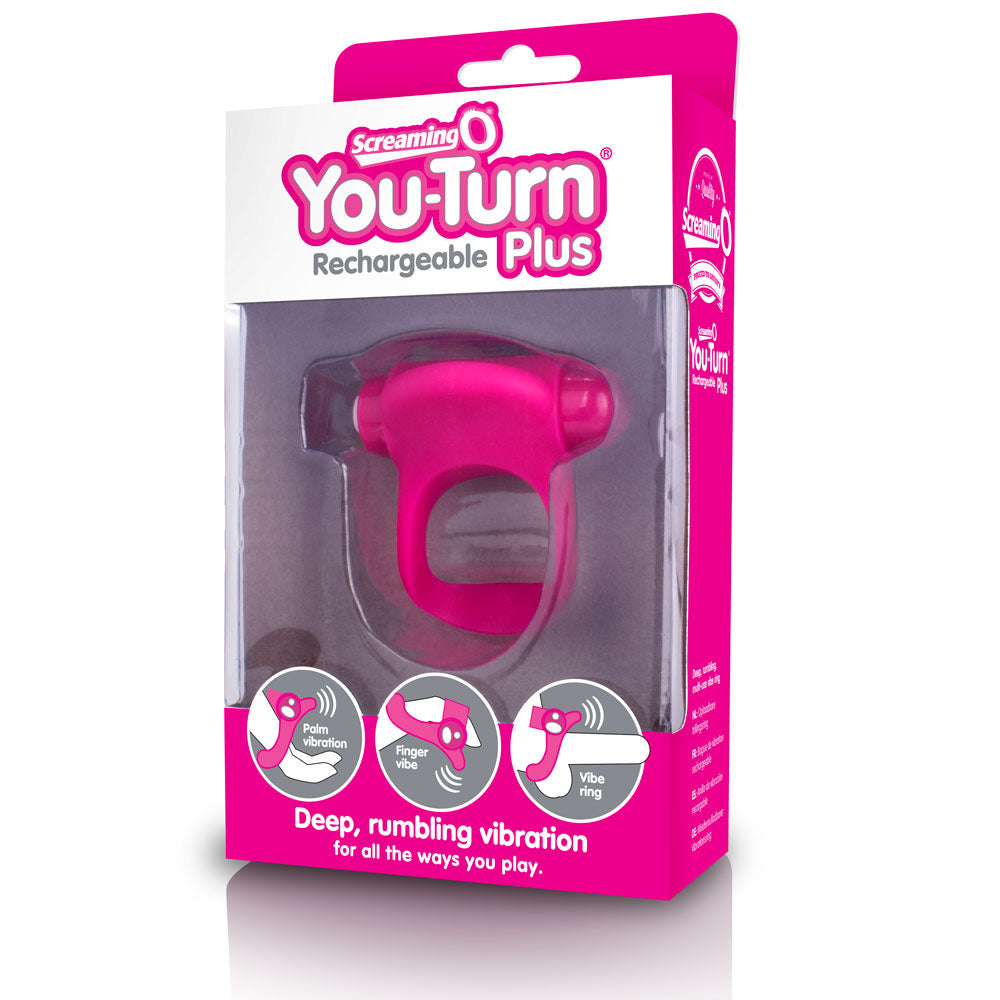 Charged You-Turn Plus – Rechargeable Vibrating Cock Ring > Cock Ring > Vibrating