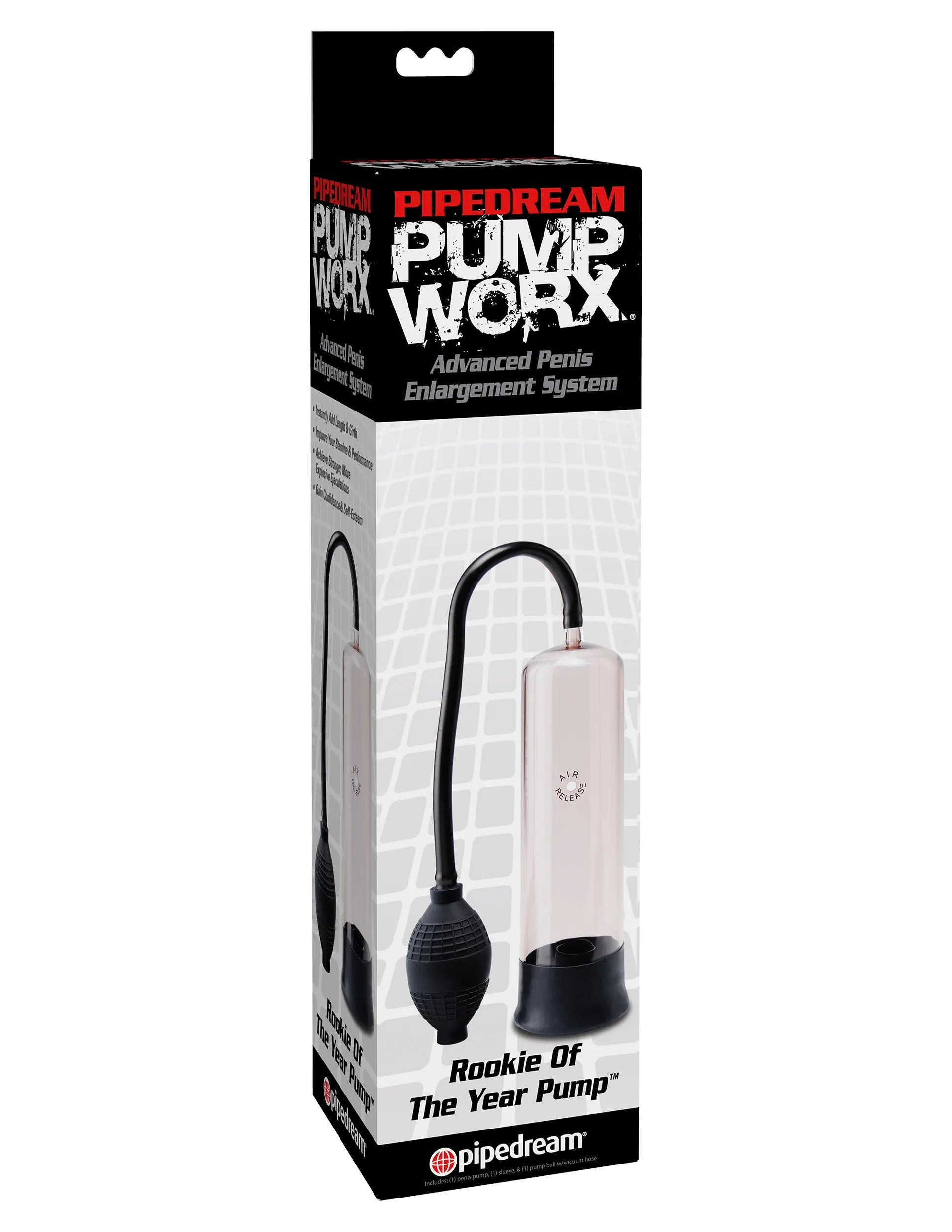 Pump Worx Rookie of the Year Pump (Black) – Penis Enlargement Pump Secondary image