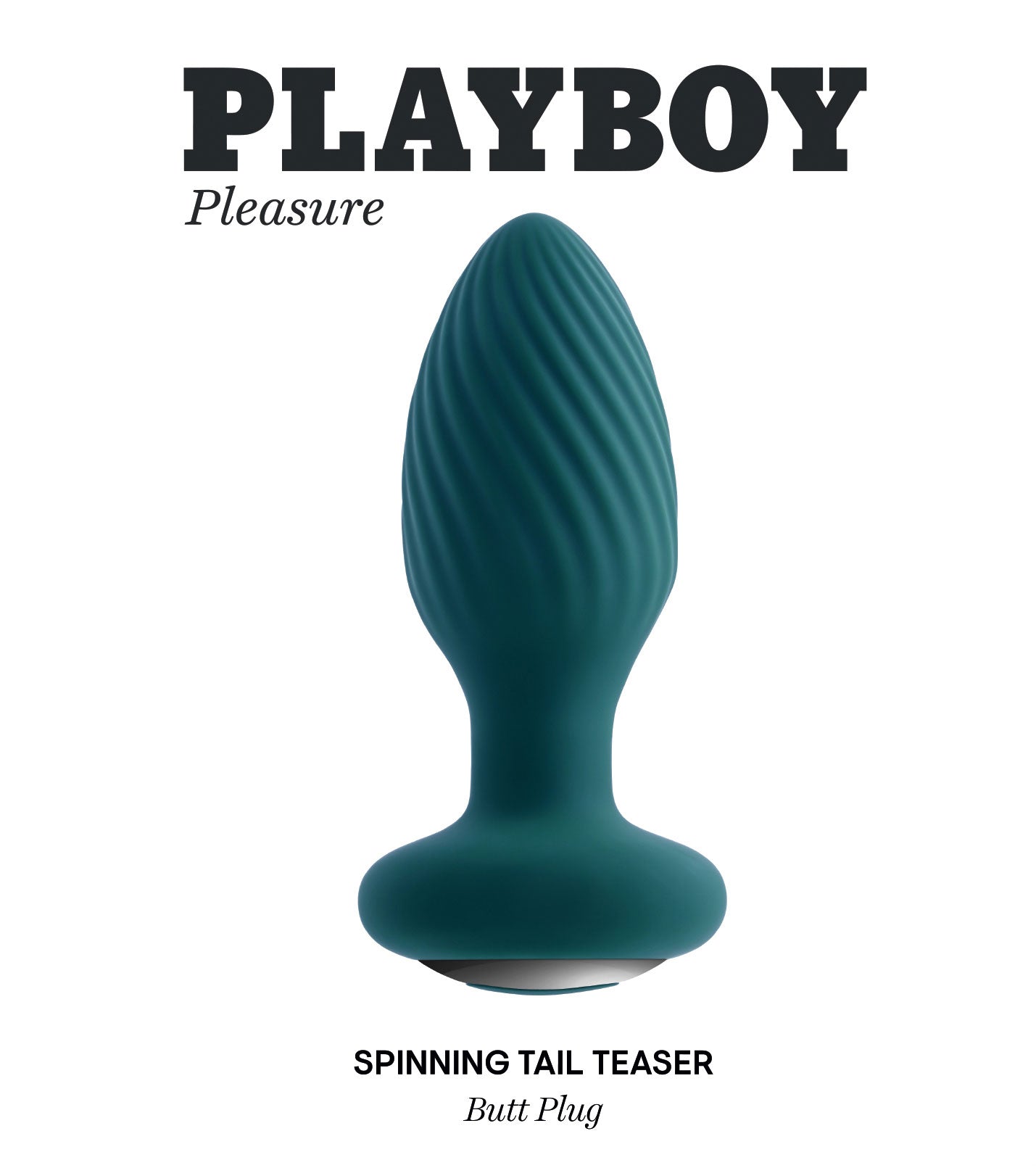 Playboy Pleasure SPINNING TAIL TEASER Remote Butt Plug > Anal Range > Vibrating Butt Plugs