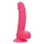 Neon Silicone Studs 6 Inch 15.25 cm Pink Silicone Dildo With Suction Cup Base > Dildos > Realistic Dildos