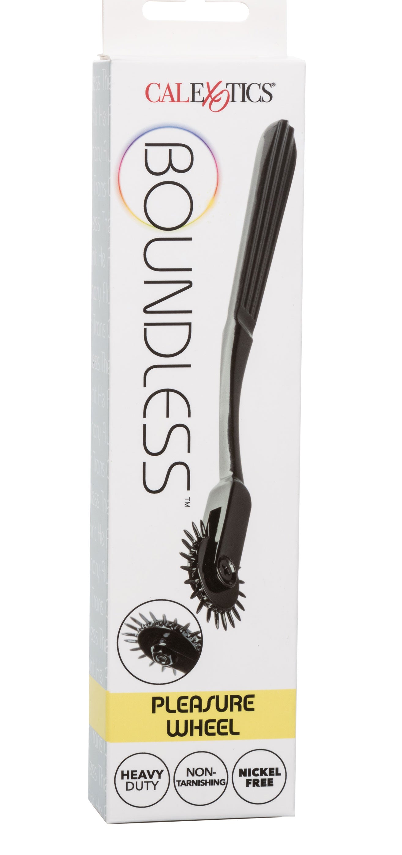 Boundless Pleasure Wheel Erotic Toy With 22-Point Rotating Pins Black > Bondage Gear > Medical Instruments