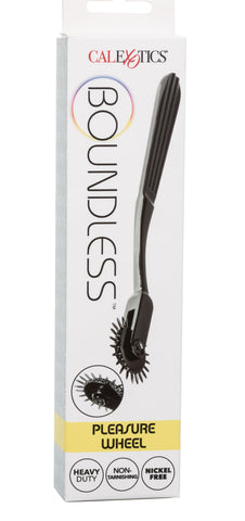 Boundless Pleasure Wheel Erotic Toy With 22-Point Rotating Pins Black > Bondage Gear > Medical Instruments