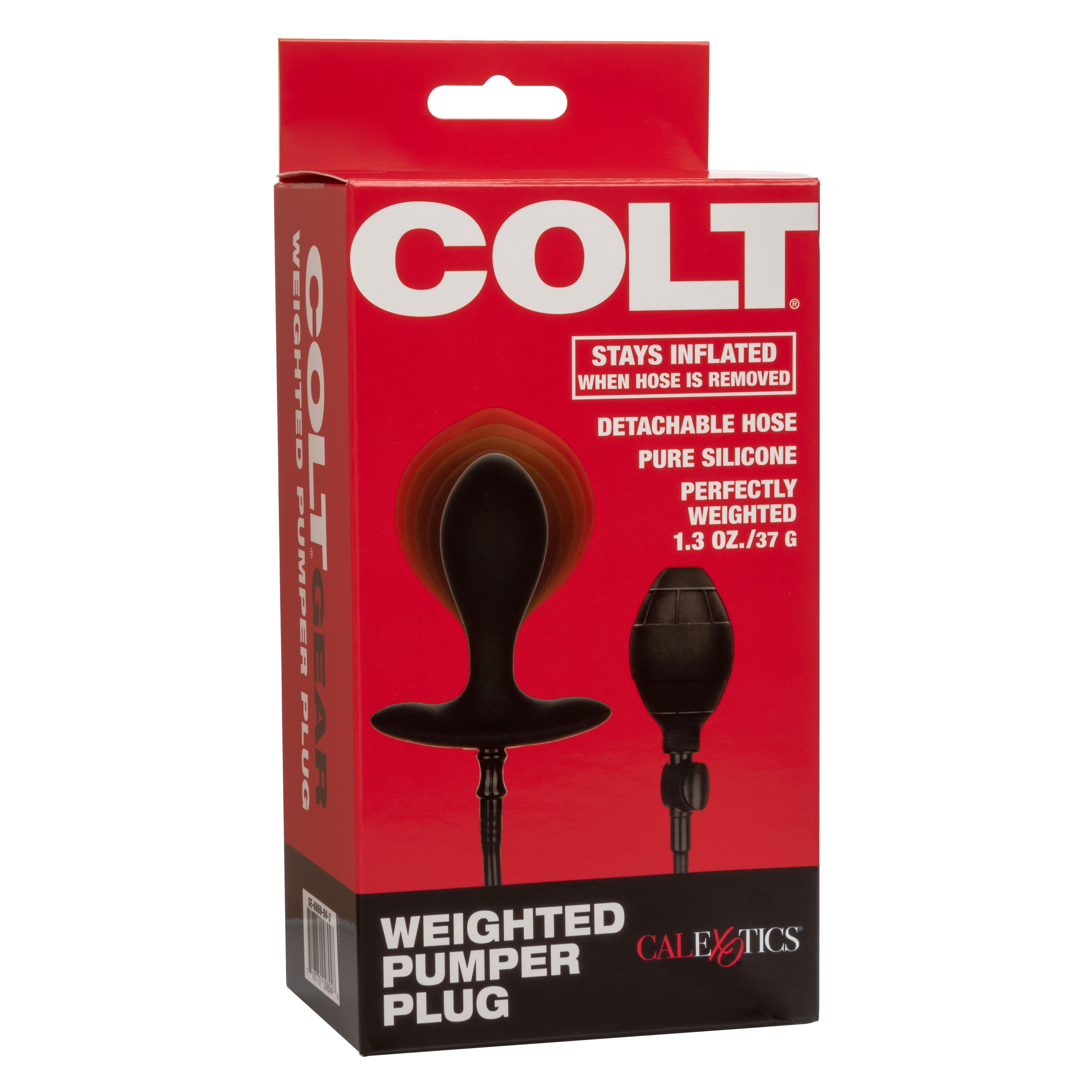 Colt Weighted Pumper Plug – Inflatable Anal Plug for Men > Anal Range > Tunnel and Stretchers
