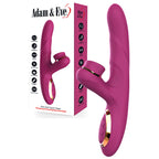 Adam & Eve Rose Gold Tappin Rabbit (Rose Gold) – USB Rechargeable 22.5 cm Tapping and Thrusting Rabbit Vibrator Purple > Vibrators > Ladies > Rabbit Multi