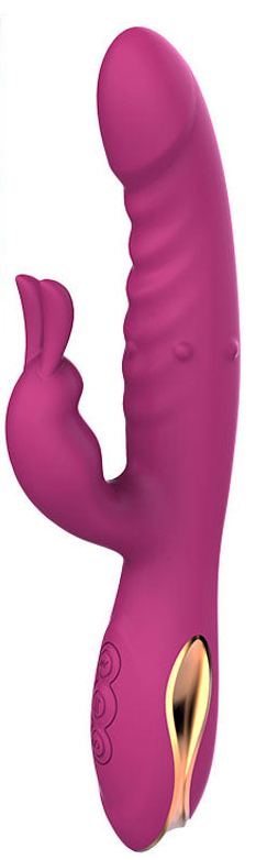 Adam & Eve Rose Gold G-Spot Rabbit – USB Rechargeable 22.5 cm Rabbit Vibrator > Vibrators > Ladies > Rabbit Main image