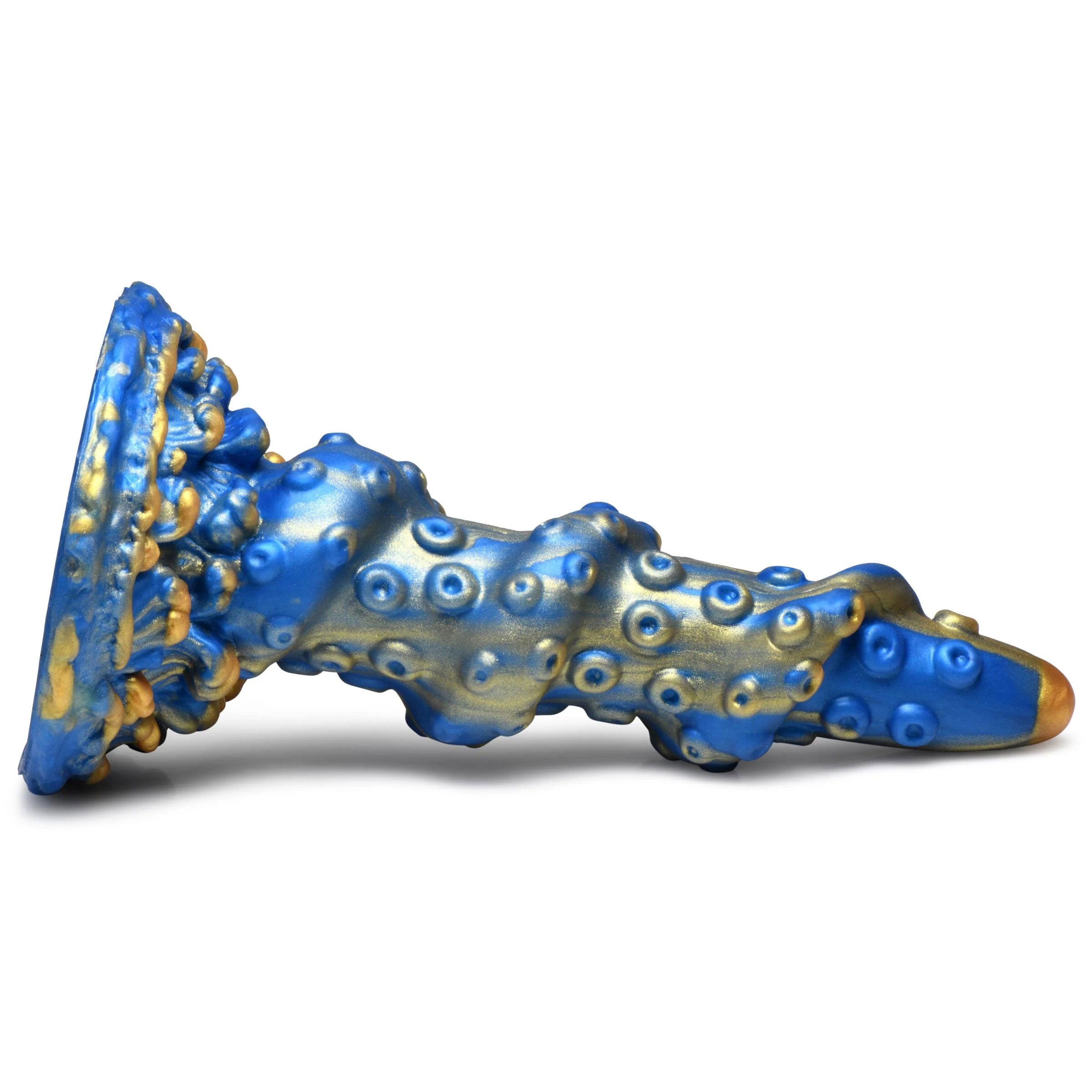 Creature Cocks The Kraken (Deep Blue and Gold) 7 Inch Fantasy Dildo > Dildos > Fantasy