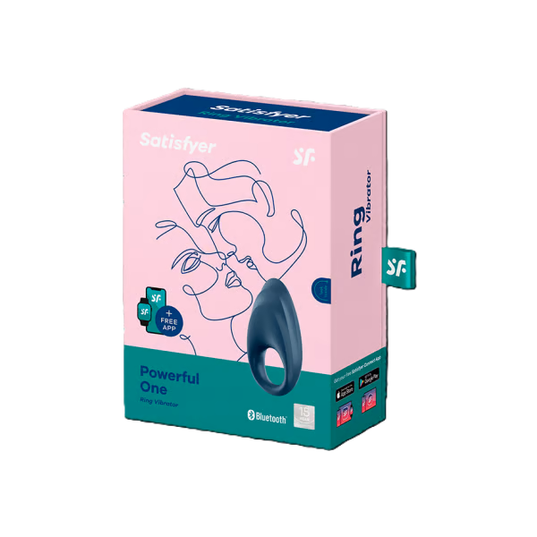 Satisfyer Powerful One Cock Ring with App-Controlled Vibrations Default Title Cock Rings Vibrating