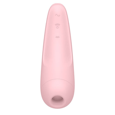 Satisfyer Curvy 2 Plus (Pink) – App Enabled Clitoral Massager > Sex Toys For Ladies > Air Pulsation