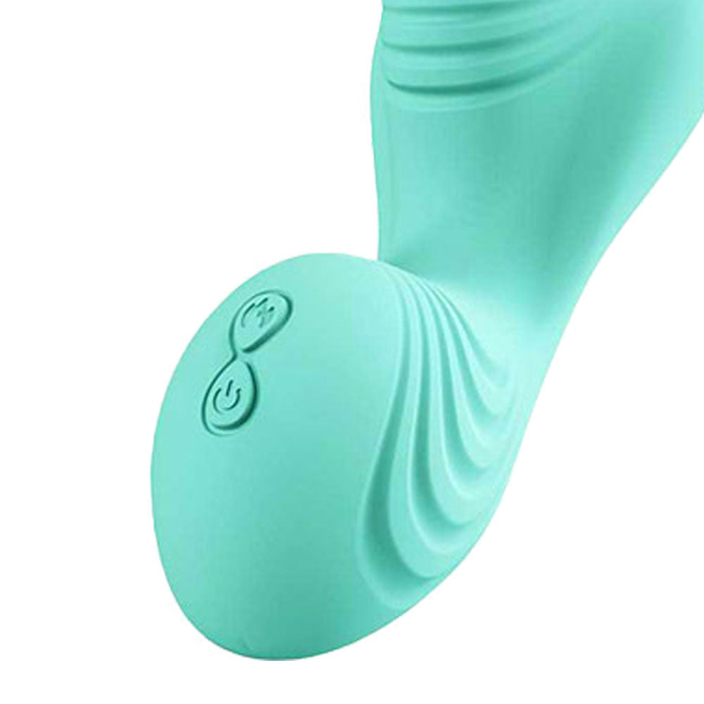 Adam & Eve The Wave Rider (Teal) – USB Rechargeable Remote-Controlled Triple Stimulating Grinder Pad > Vibrators > Unconventional