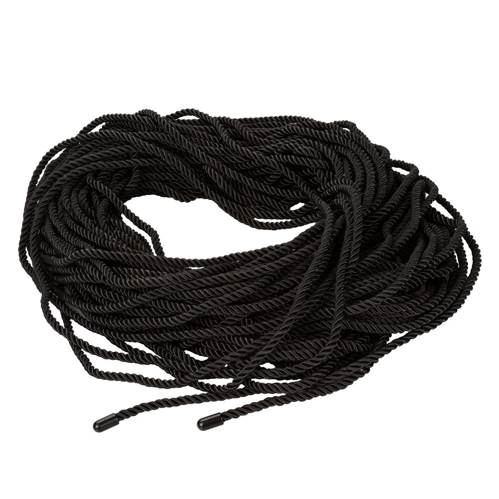 CalExotics Scandal BDSM Rope 50M Black Silky Cotton Polyester Bondage Rope Black > Bondage Gear > Rope Main image