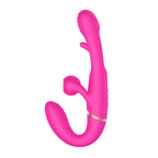 Adam & Eve Orgaz-Ohh-Matic USB Rechargeable Strapless Strap-On with Remote – Powerful Vibrating Strap-On > Dildos > Strapless Strap Ons