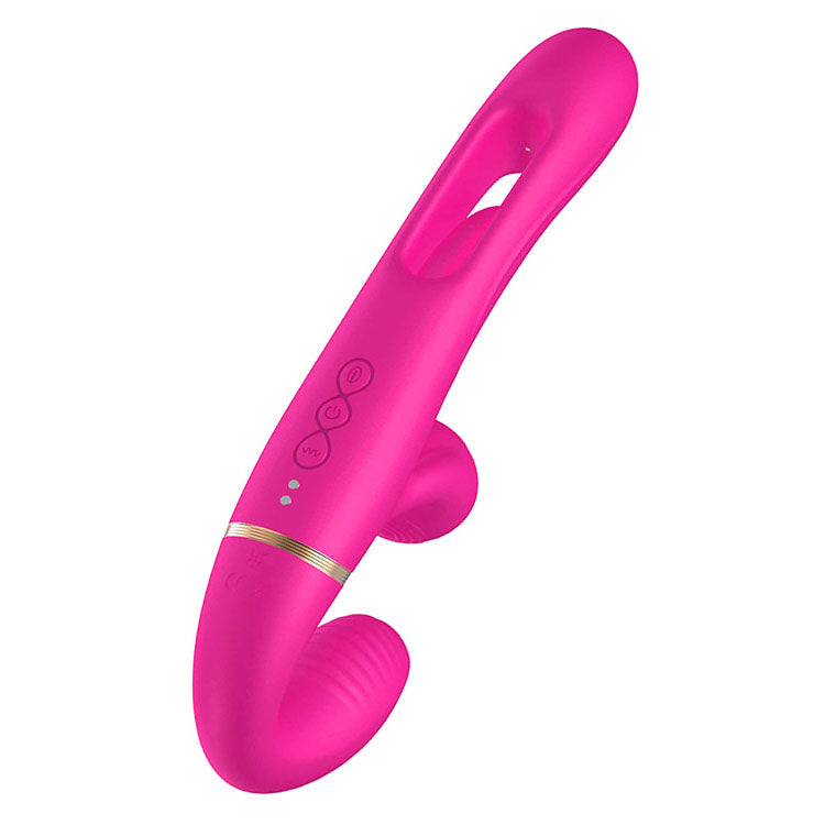 Adam & Eve Orgaz-Ohh-Matic USB Rechargeable Strapless Strap-On with Remote (23.5 cm) > Dildos > Strapless Strap Ons