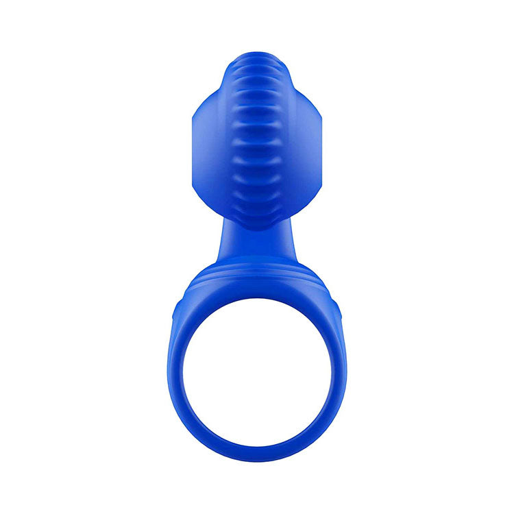 Adam & Eve Rockin and Rollin Snail – USB Rechargeable Couples Vibrator Cage Cock Rings Vibrating
