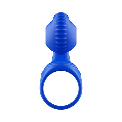 Adam & Eve Rockin and Rollin Snail – USB Rechargeable Couples Vibrator Cage Cock Rings Vibrating