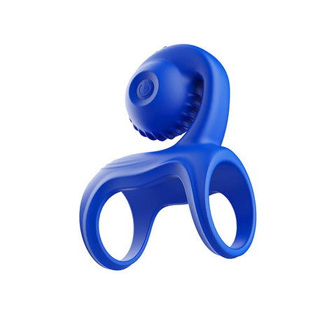 Adam & Eve Rockin and Rollin Snail – USB Rechargeable Couples Vibrator Cage Cock Rings Vibrating