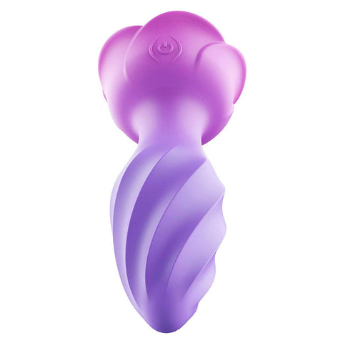 Adam & Eve Rotating Rose Plug – USB Rechargeable Rotating and Vibrating Butt Plug with Gem Base Butt Plugs - Vibrating