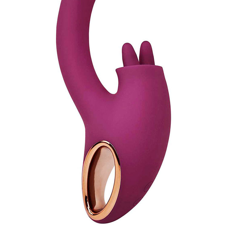 Adam & Eve Rose Gold Clit Tickler (Rose Gold) – USB Rechargeable Rabbit Vibrator 22 cm > Vibrators > Ladies > Rabbit