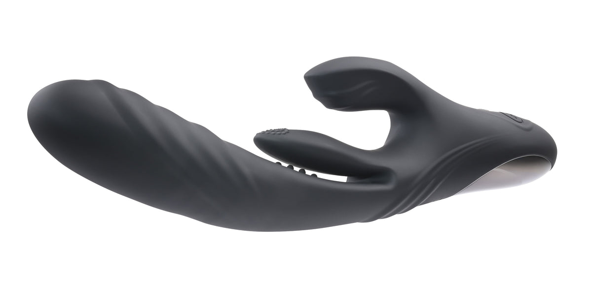 Playboy Pleasure RAPID RABBIT Vibrator with Thrusting Fun > Vibrators > Ladies > Rabbit