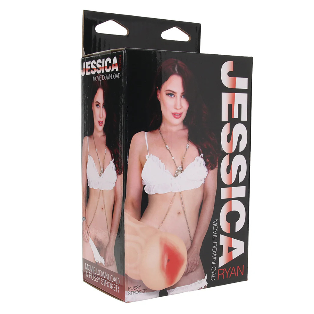 Jessica Ryan Realistic Pussy Stroker Toy – Plush Squeezable Stroker Secondary image