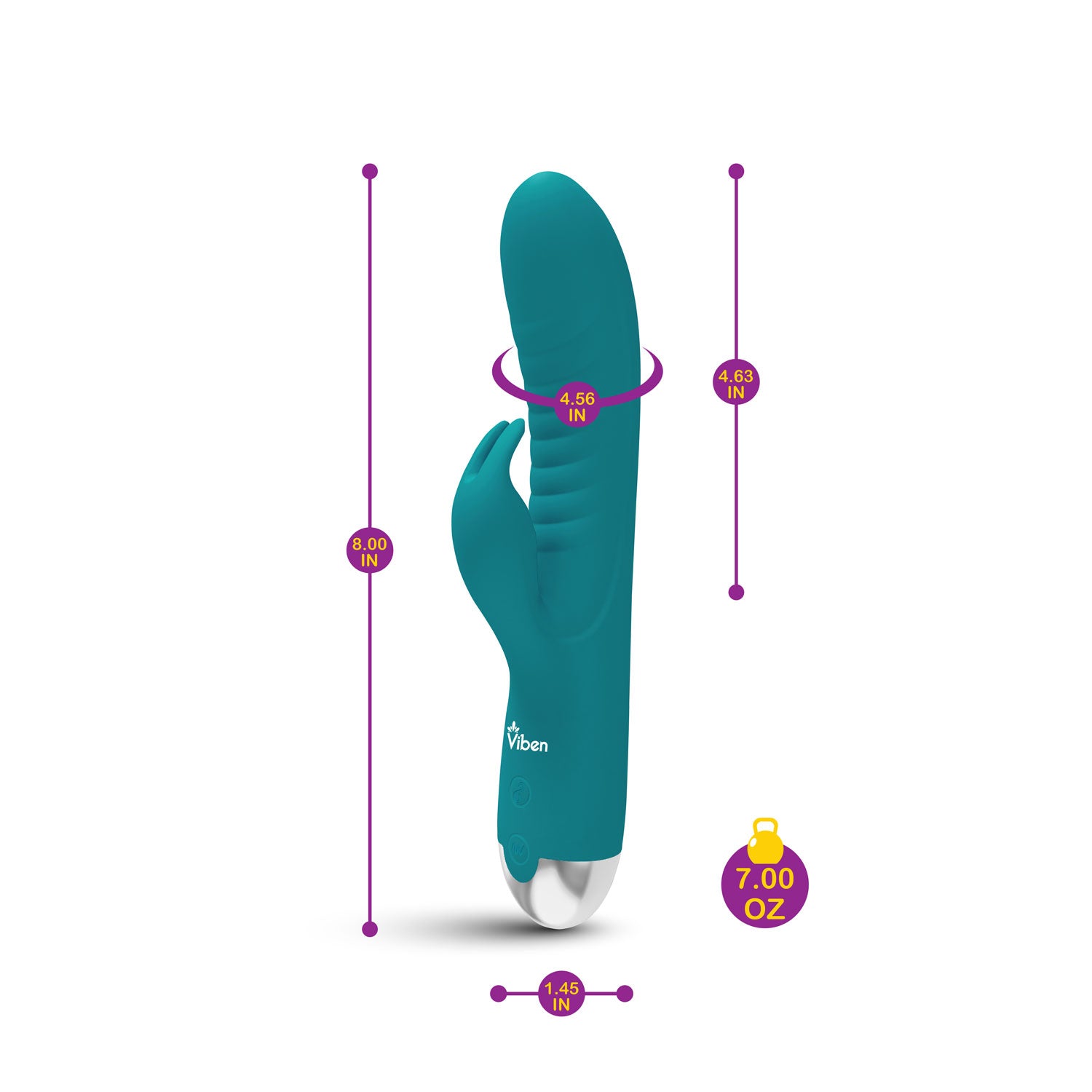 Viben Alluring Come Hither Rabbit Vibe Ocean G-Spot Massager > Sex Toys For Ladies > G-Spot Vibrators