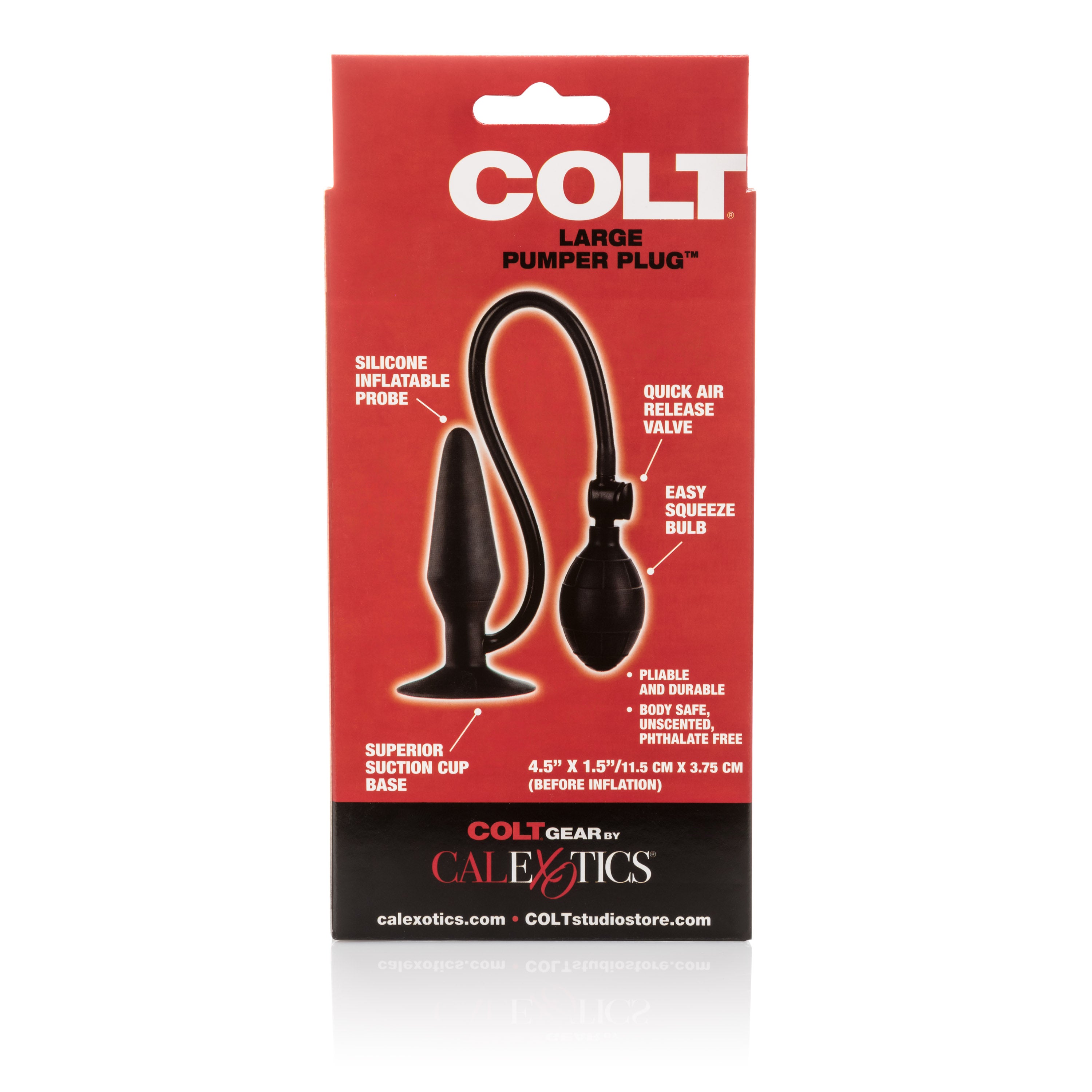 Colt Large Pumper Plug – Inflatable Silicone Anal Plug > Anal Range > Tunnel and Stretchers