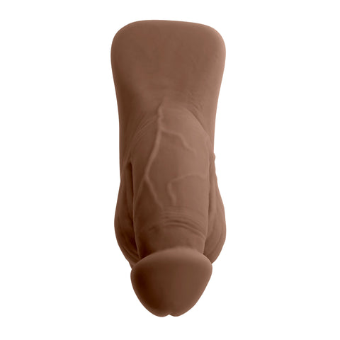 Gender X 4 Inch Silicone Packer - Dark 4 Inch Size Brown Packers