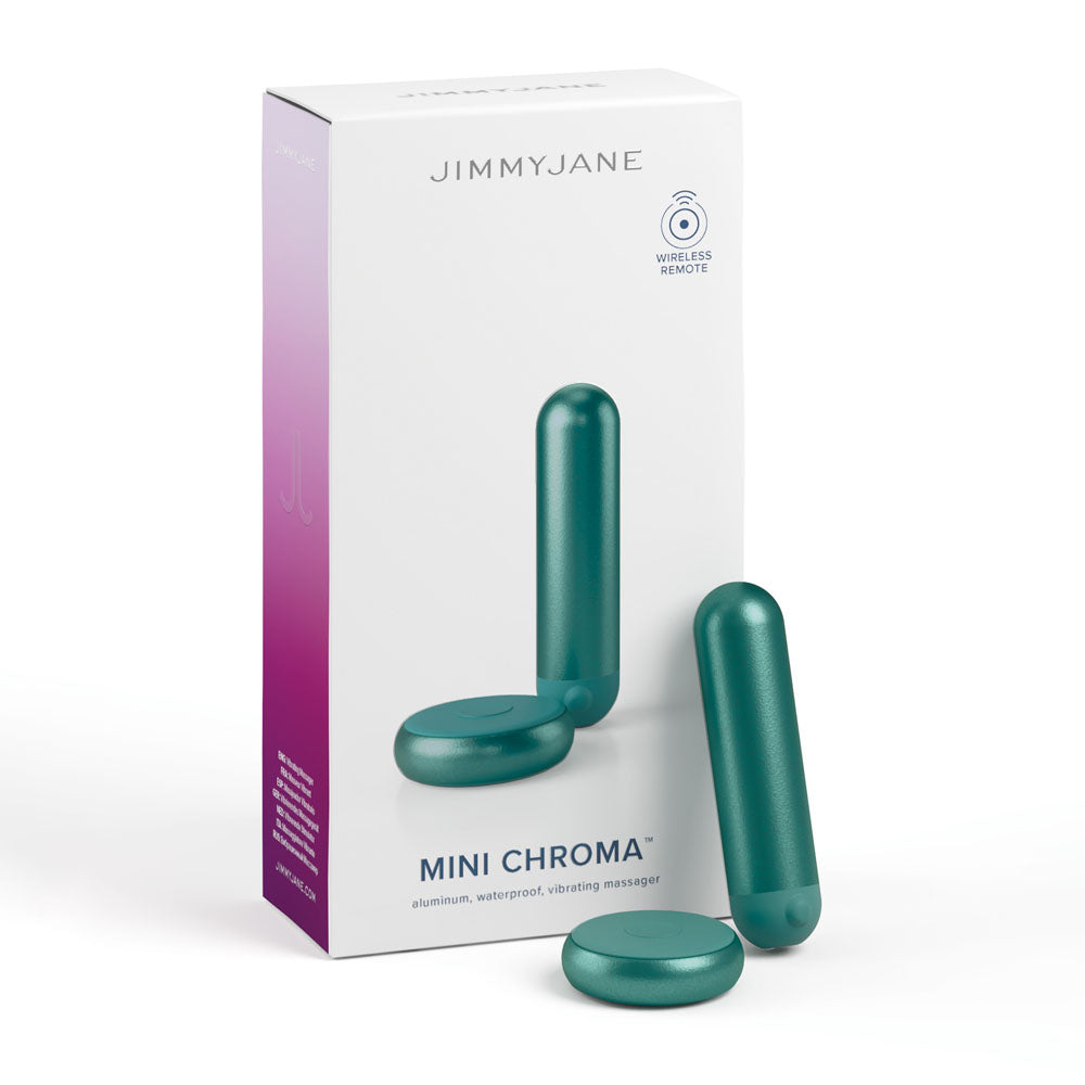 JimmyJane Mini Chroma™ - High-Performance Bullet with Remote - Teal