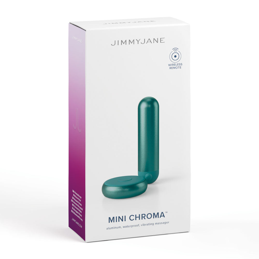 JimmyJane Mini Chroma™ - High-Performance Bullet with Remote - Teal