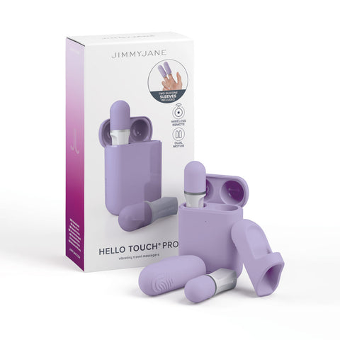JimmyJane Hello Touch Pro Finger Massagers Purple Finger Stimulator