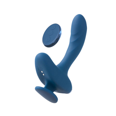 JimmyJane Solis Kyrios Blue Prostate Massager with Remote 5.5 inches Prostate Tools