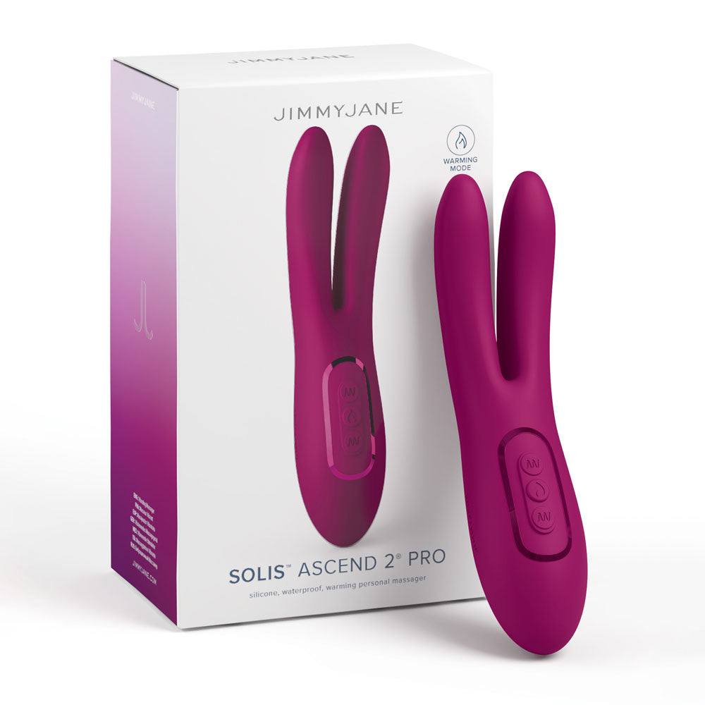 JimmyJane Solis Ascend 2 PRO Purple 16 cm Dual Tip Stimulator Default Title > Vibrators > Ladies > Clitoral Vibrators and Stimulators