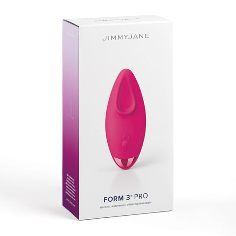 JimmyJane Form 3 PRO - Ergonomic Waterproof Vibrator 4 in. STIMULATORS