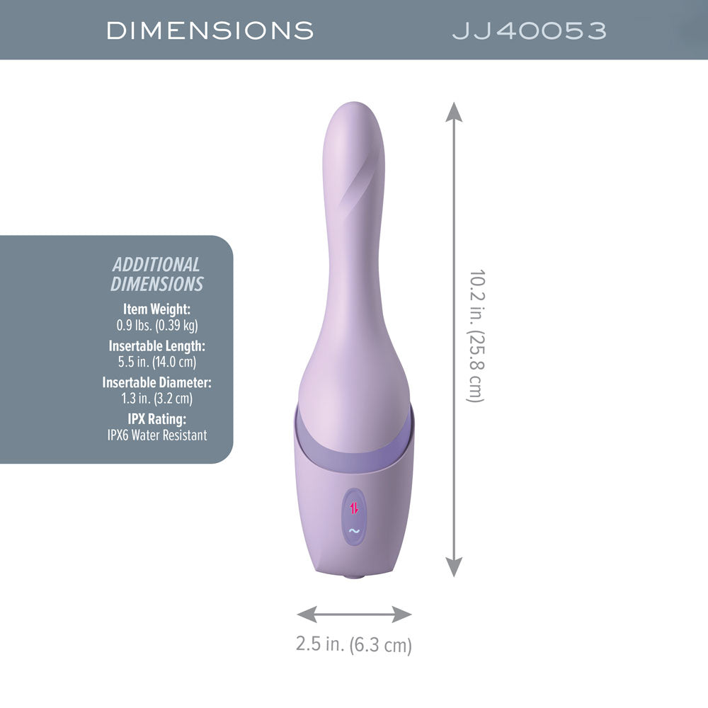 JimmyJane Hello Bang 27 cm USB Rechargeable Warming and Thrusting Vibrator DONGS Thrusting