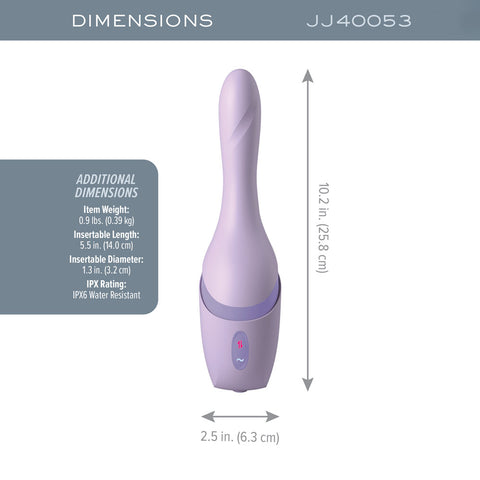 JimmyJane Hello Bang 27 cm USB Rechargeable Warming and Thrusting Vibrator DONGS Thrusting