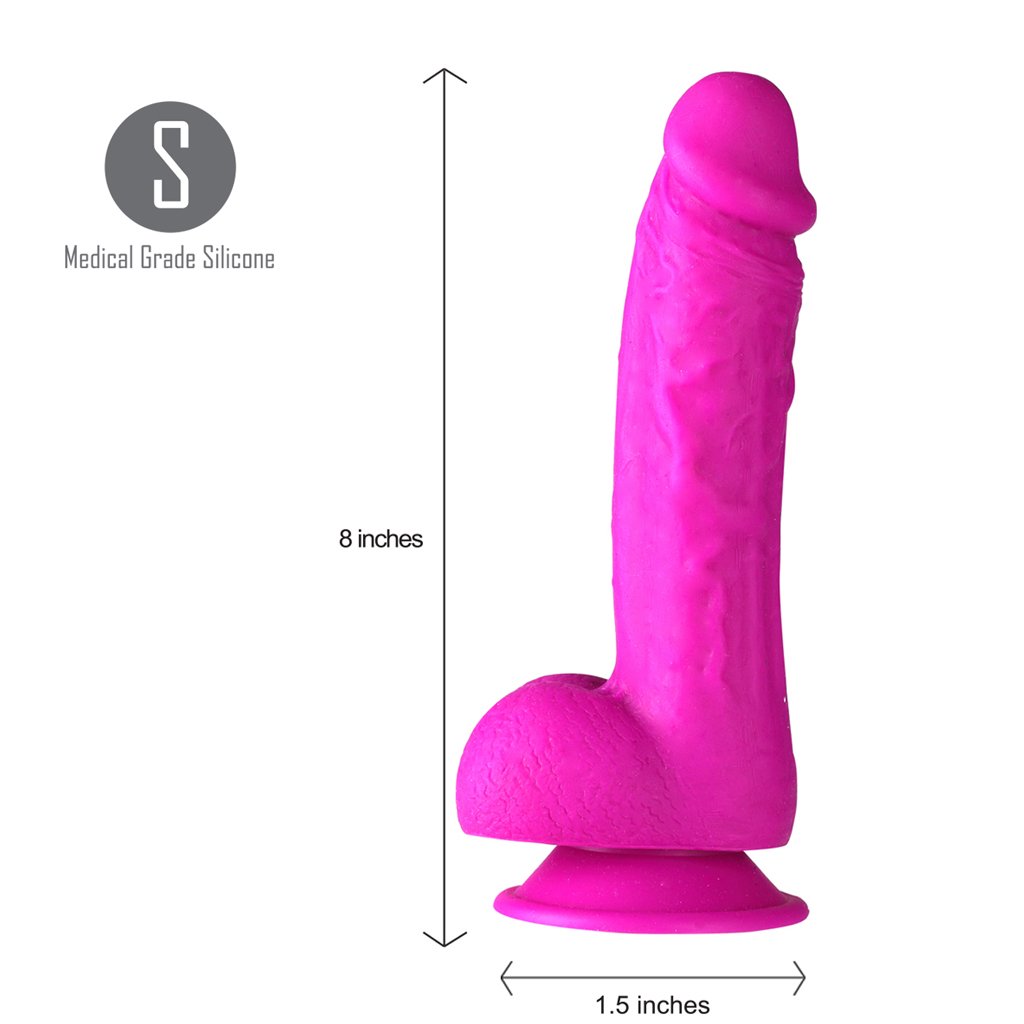 Maia Josi (Purple) – Realistic Silicone 20.3 cm x 3.8 cm Dong > Dildos > Realistic Dildos